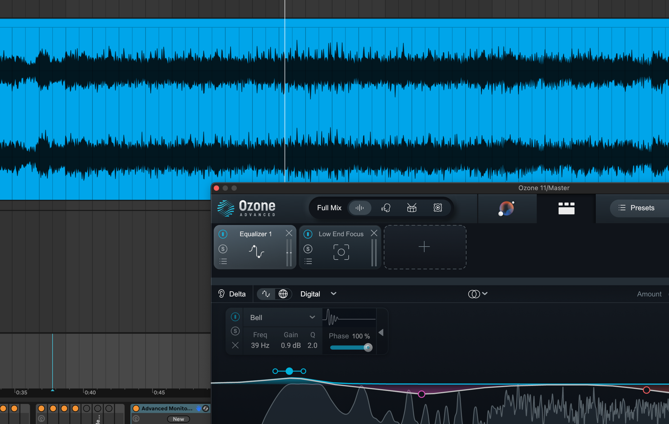 Digital Mastering Session
